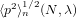 ⟨p2⟩1n∕2(N,λ )  