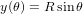 y(𝜃) = R sin 𝜃  