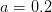 a = 0.2  